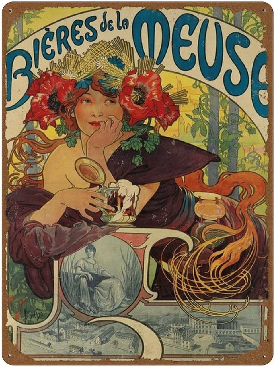 Wine Beer Mart - Bières De La Meuse França 1897