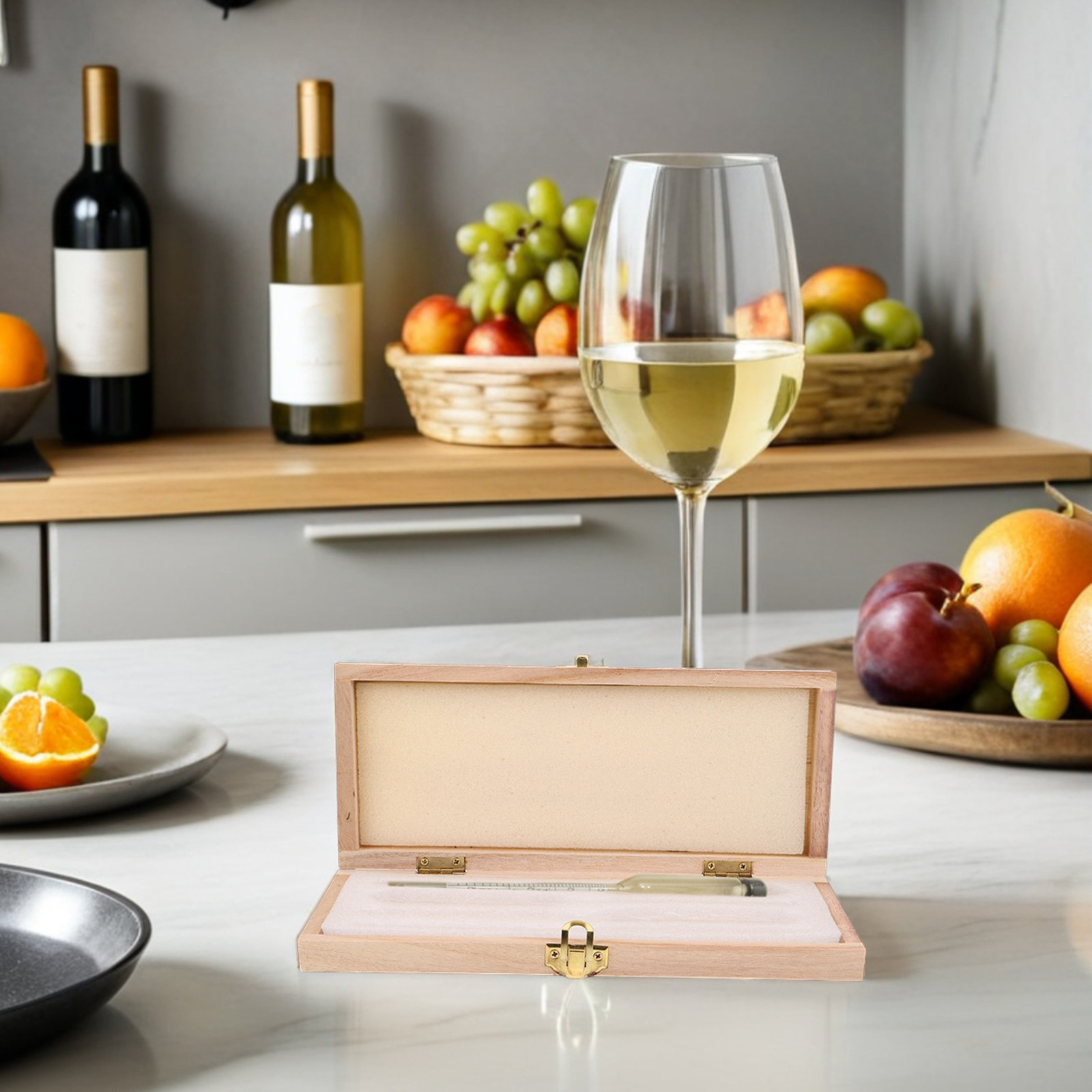 Wine Beer And Spirit - Caixa de armazenamento para hidrômetro de
