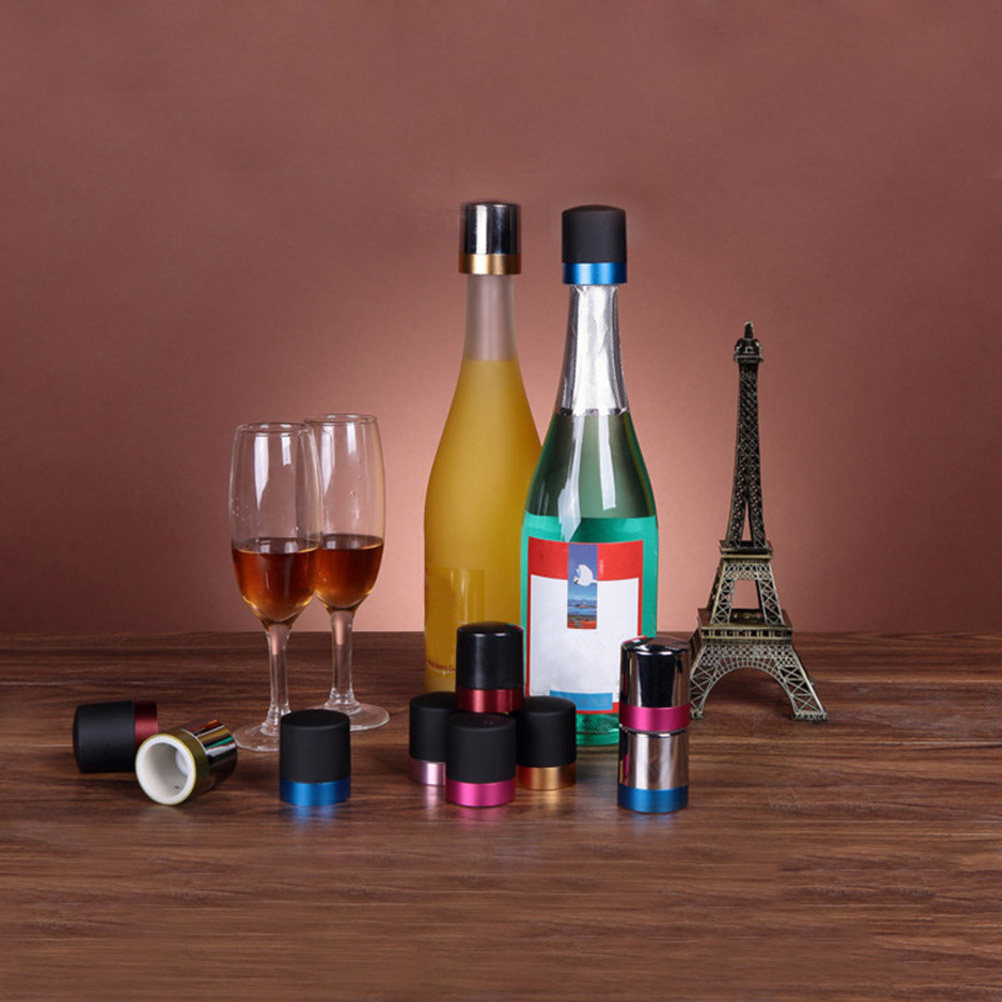 Conjunto de 4 Rolhas de Vinho  - Wine Beer Glass Set avaliação e preço