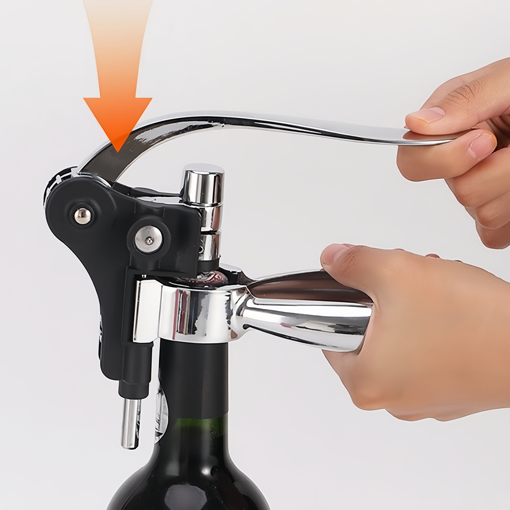 Abridor de Garrafas de Vinho E - Cork Screw Lever avaliação e preço