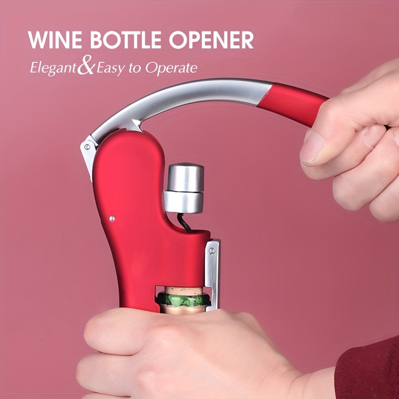 Kit abridor de vinho com prens - Cork Screw Lever avaliação e preço