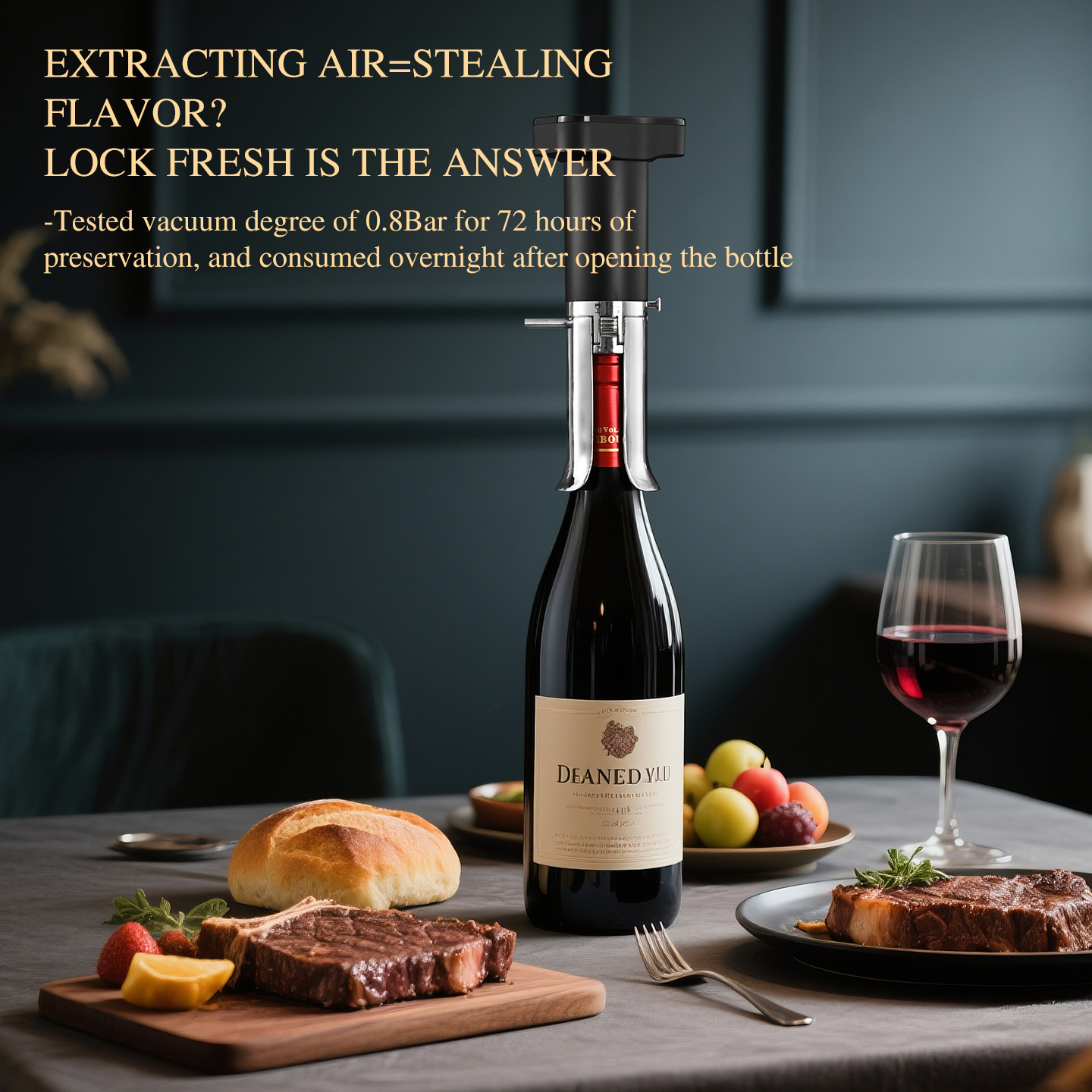 Abridor de Garrafas de Vinho e - Decanter Aerator Set avaliação e preço