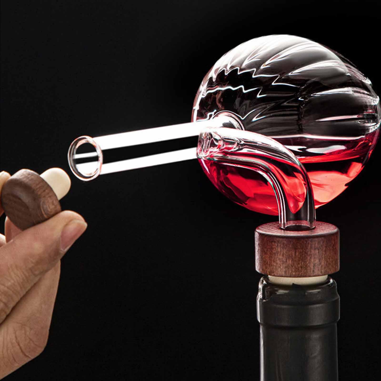Decantador Portátil de Vidro C - Decanter Aerator Set avaliação e preço