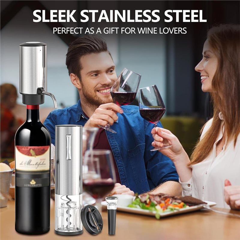 NOVO! A61I Abridor de Vinho Ae - Decanter Aerator Set avaliação e preço