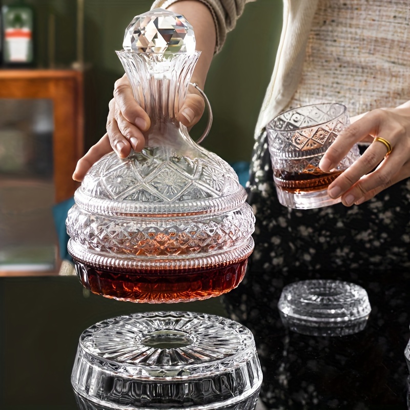 Decantador de vinho de cristal - Decanter Aerator Set avaliação e preço