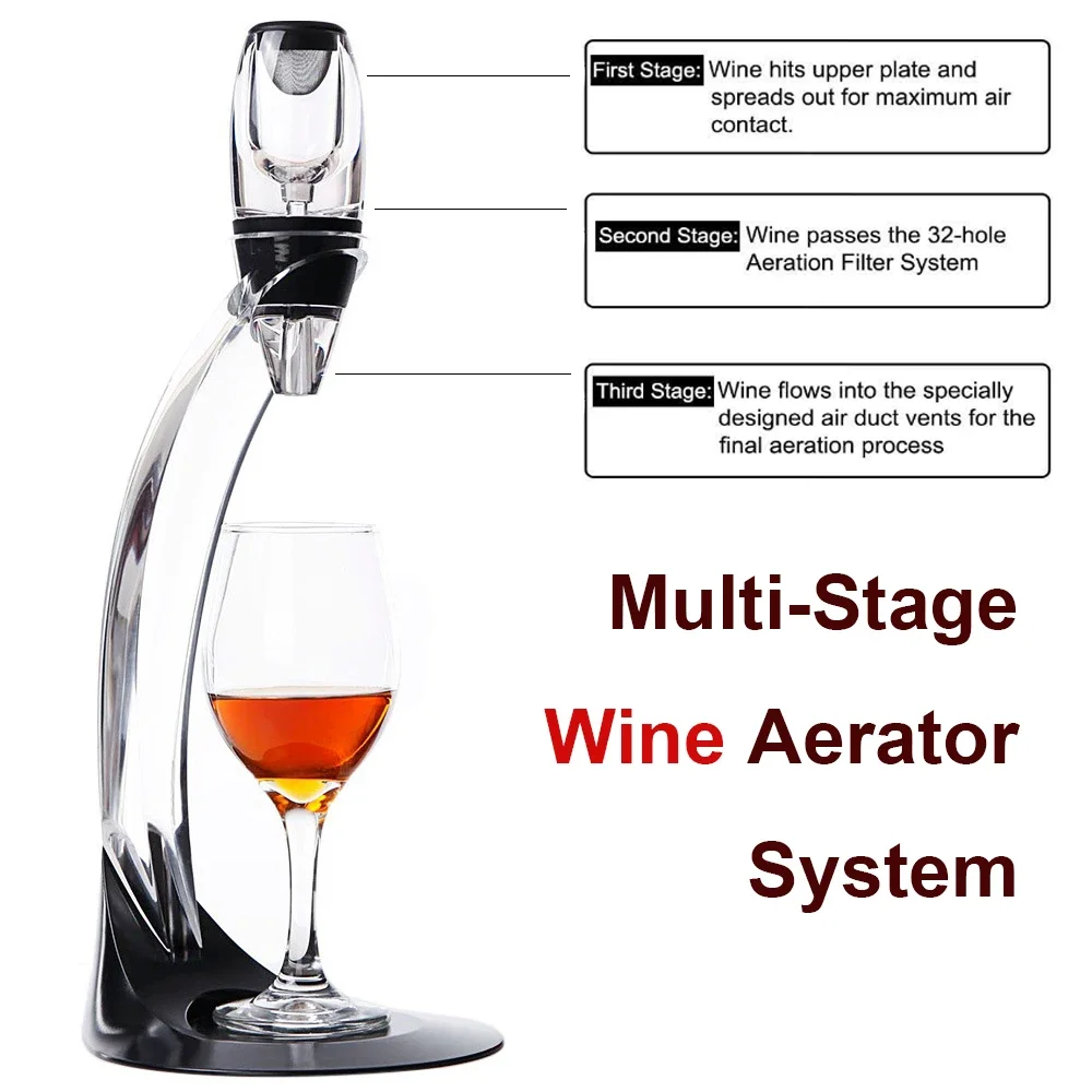 Decantador profissional para v - Decanter Aerator Set avaliação e preço