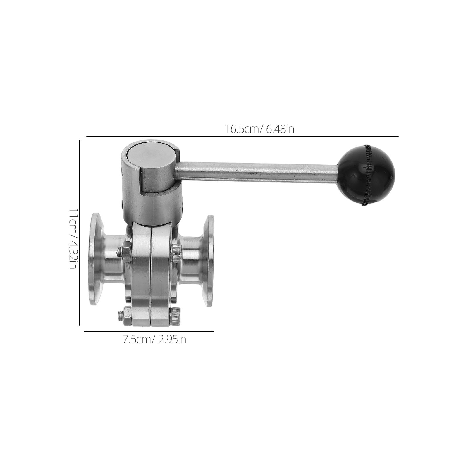 Válvula Borboleta de Aço Inoxi - Beer Wine Kit avaliação e preço