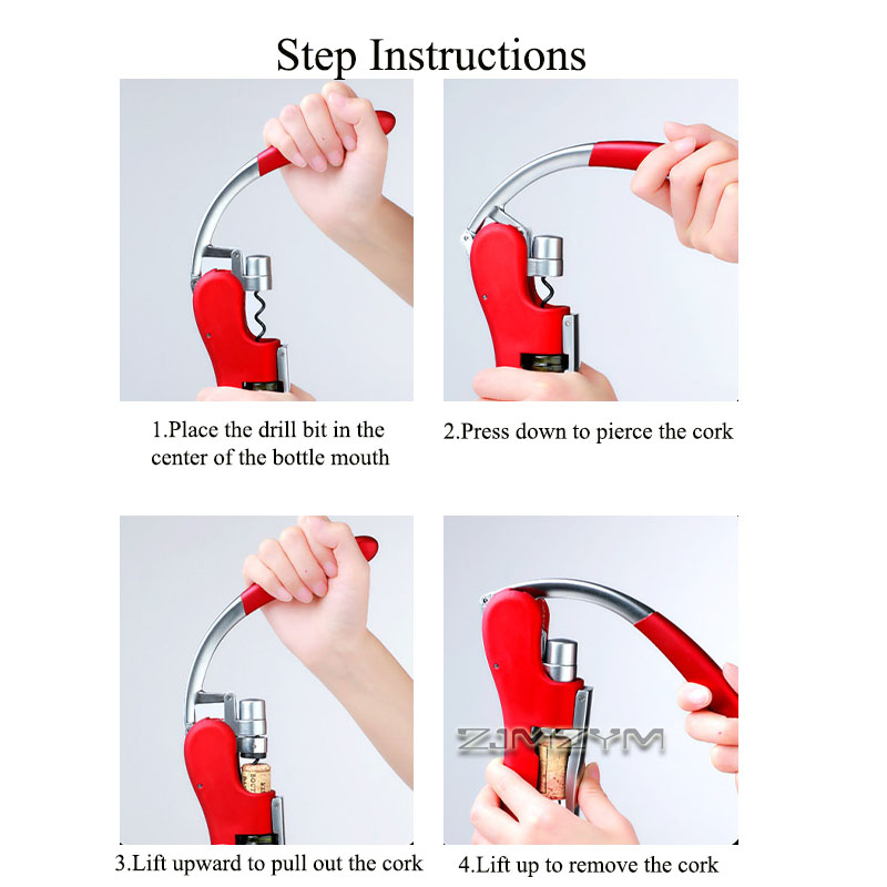Abridor de Vinho Estilo Alavan - Cork Screw Lever avaliação e preço